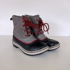 Sorel Slimpack II Youth Big Kids Lace Waterproof Winter Snow Boots, size 4